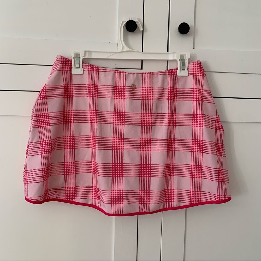 Bobbe Pink Box Pleated Tennis Skort Size Large - Picture 16 of 16